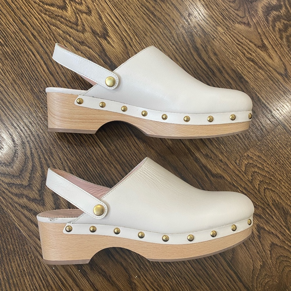 J.Crew Leather Clogs